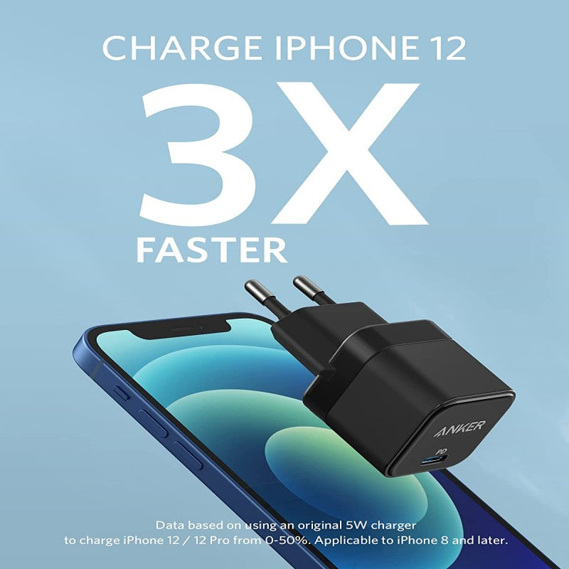 ANKER PowerPort III Cube 20W USB-C PD Charger – A2149311 ANKER PowerPort III Cube 20W USB-C PD Charger – A2149311